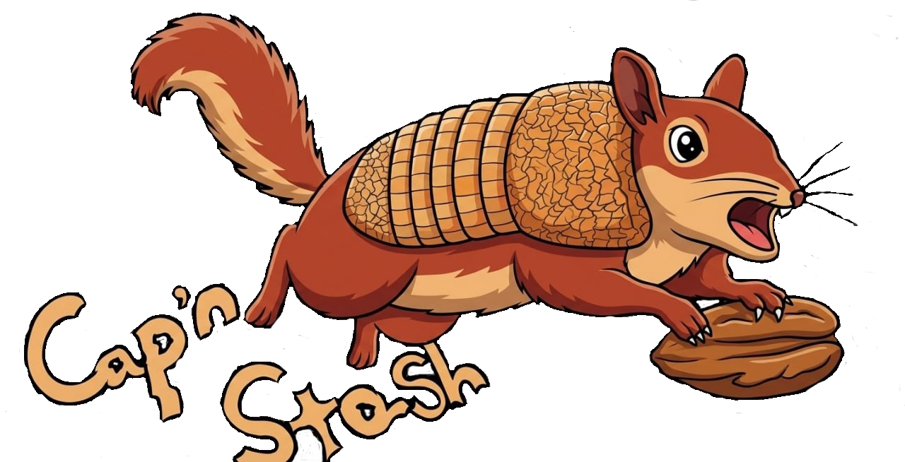 Captain Stash the Squirreladillo